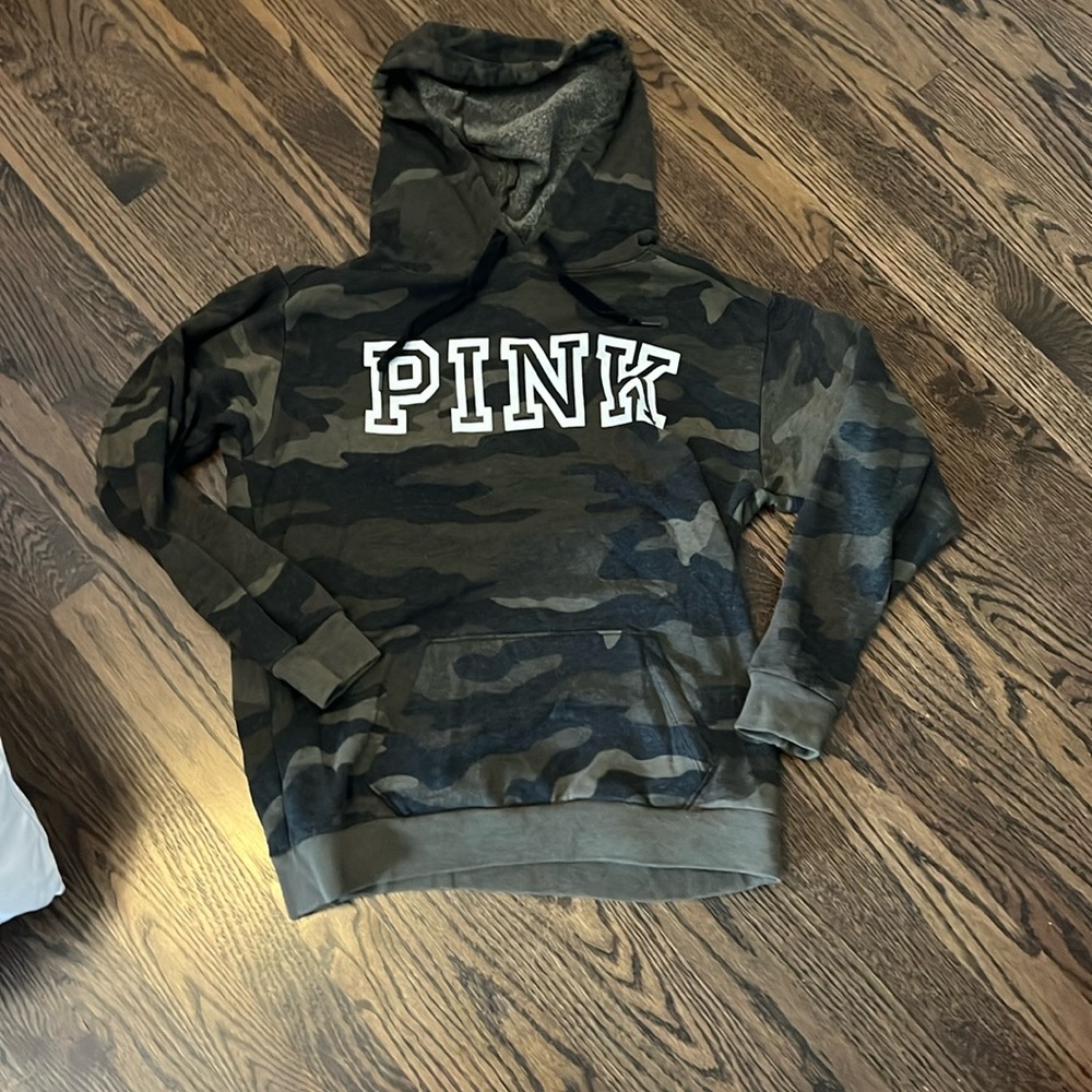 PINK camouflage sweatshirt